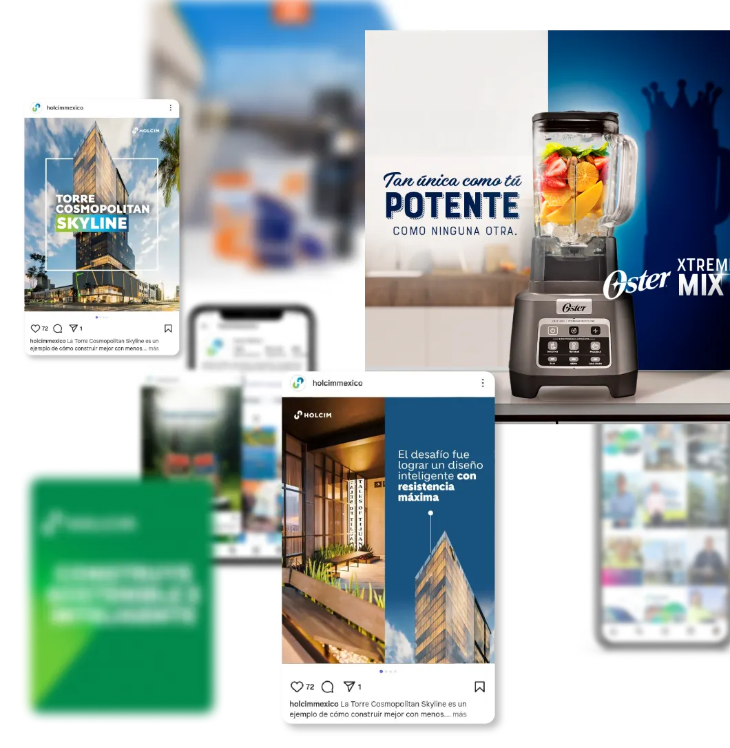 Publicaciones para redes sociales creadas por SpicyMinds