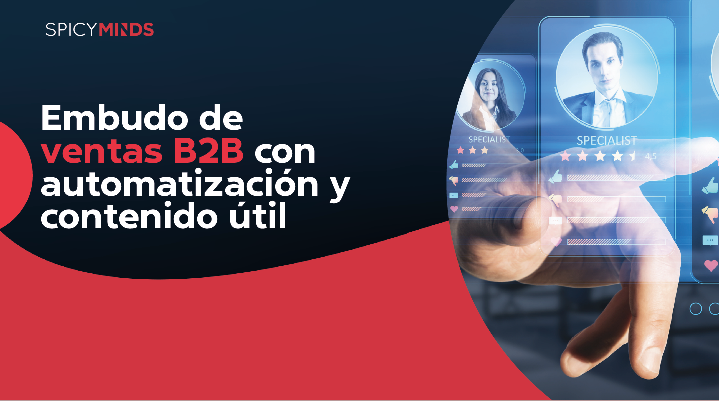 Embudo de ventas B2B con automatización y contenido útil